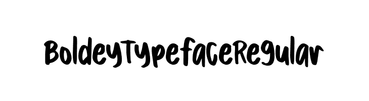 Boldey Typeface Regular  नि: शुल्क फ़ॉन्ट्स डाउनलोड