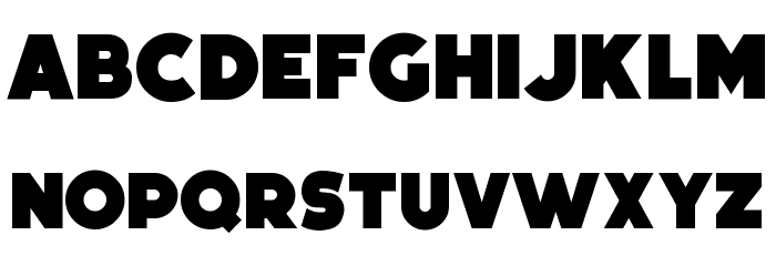 Boldfinger Font LOWERCASE