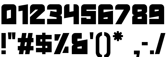 Boldhead Font OTHER CHARS