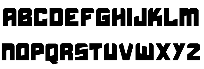 Boldhead Font LOWERCASE
