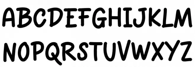 Boldiaer फ़ॉन्ट अपरकेस