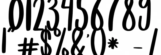 Boldie Blondie Font OTHER CHARS