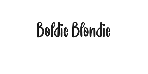 Boldie Blondie Logo