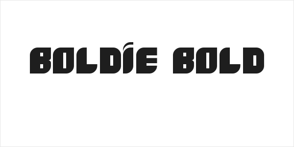 Boldie Bold Logo