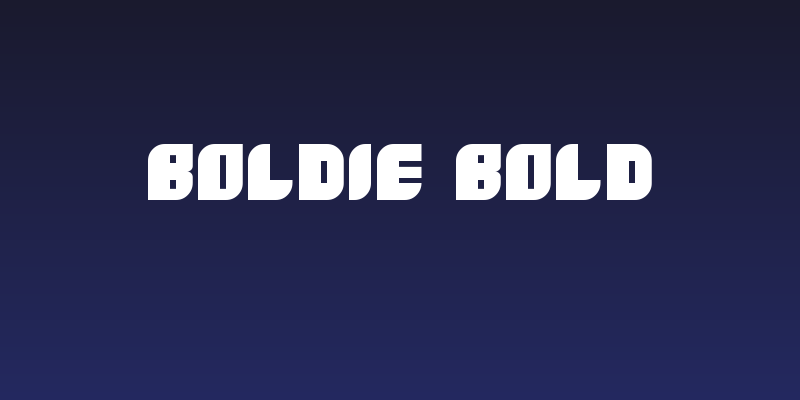 Boldie Bold Social Header