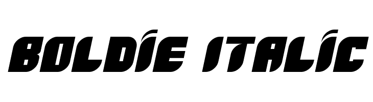 Boldie Italic  font caratteri gratis