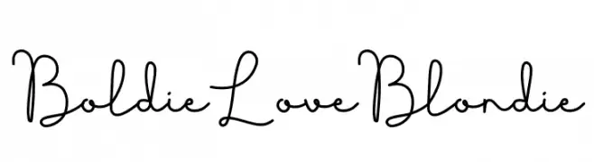 Boldie Love Blondie  Frei Schriftart Herunterladen