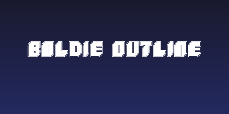 Boldie Outline Social Header