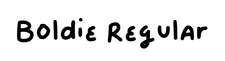 Boldie Regular  Descarca Fonturi Gratis