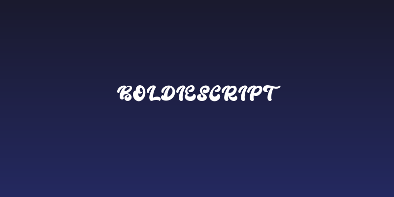 BoldieScript Social Header