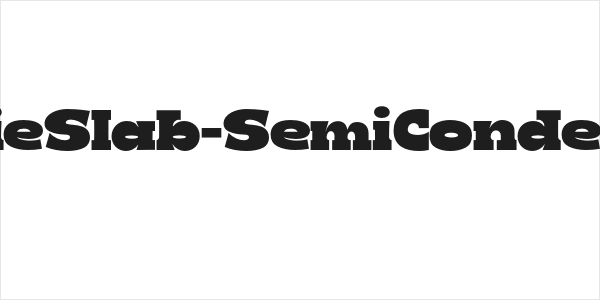 BoldieSlab-SemiCondensed Logo