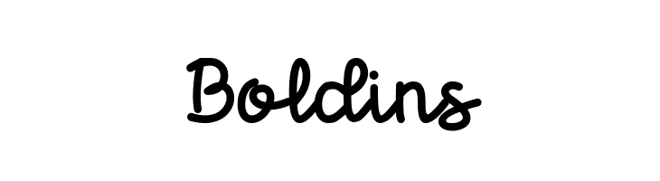 Boldins  font caratteri gratis
