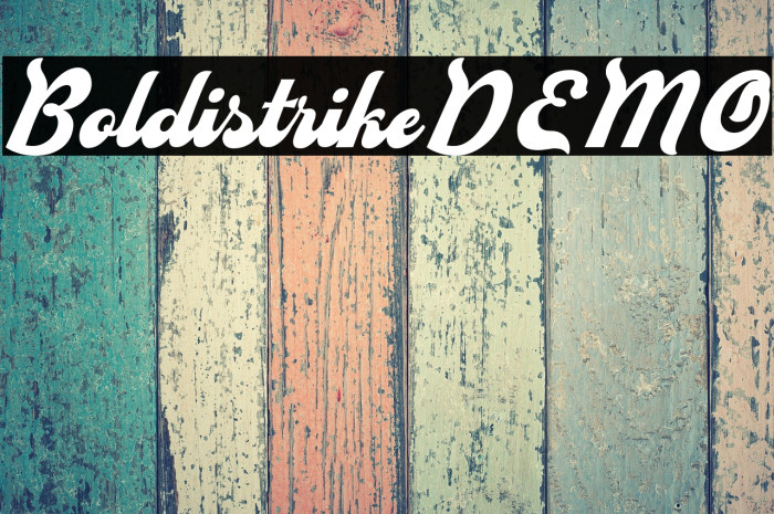 BoldistrikeDEMO Example 1