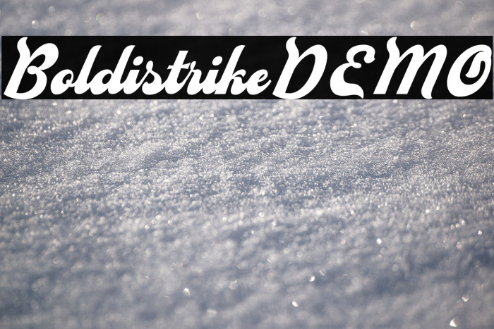 BoldistrikeDEMO Example 3