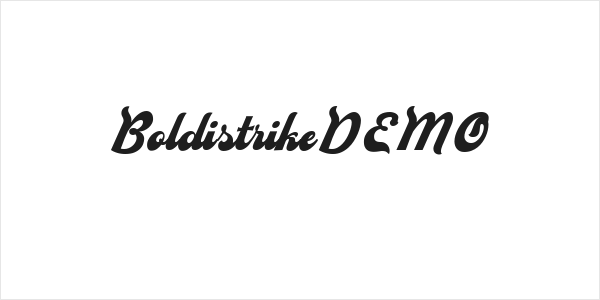 BoldistrikeDEMO Logo
