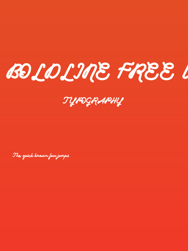 Boldline Free Version Poster