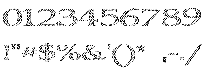 Boldly Go Out Font OTHER CHARS