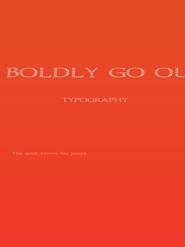Boldly Go Out Poster
