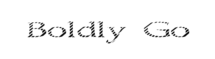 Boldly Go Font
