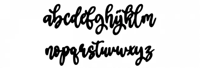 Boldman 字体 小写