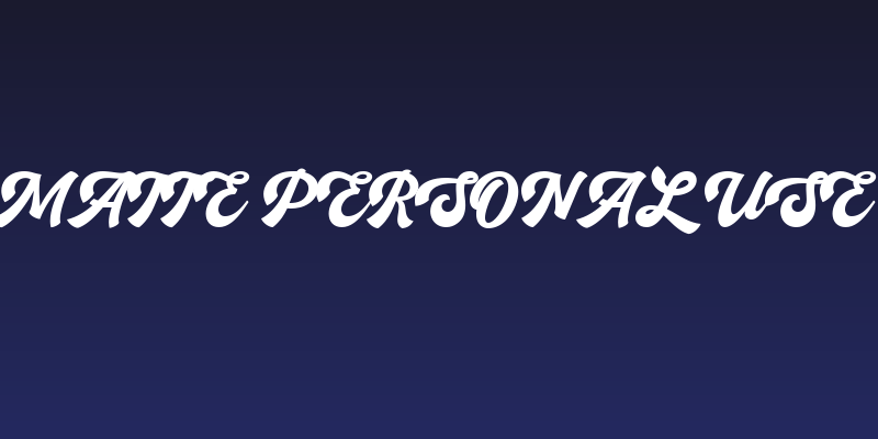 Boldmatte Personal Use Only Social Header