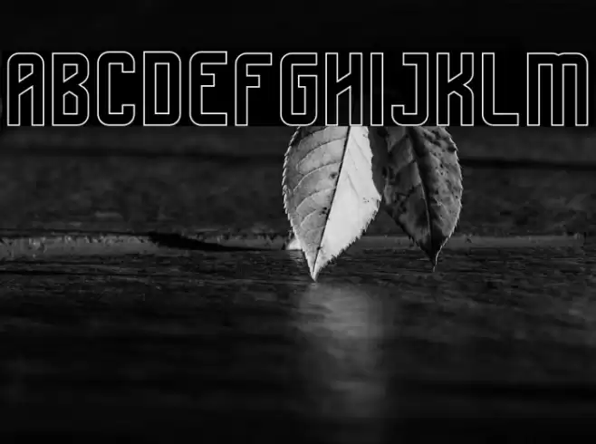 Boldness Outline Font examples