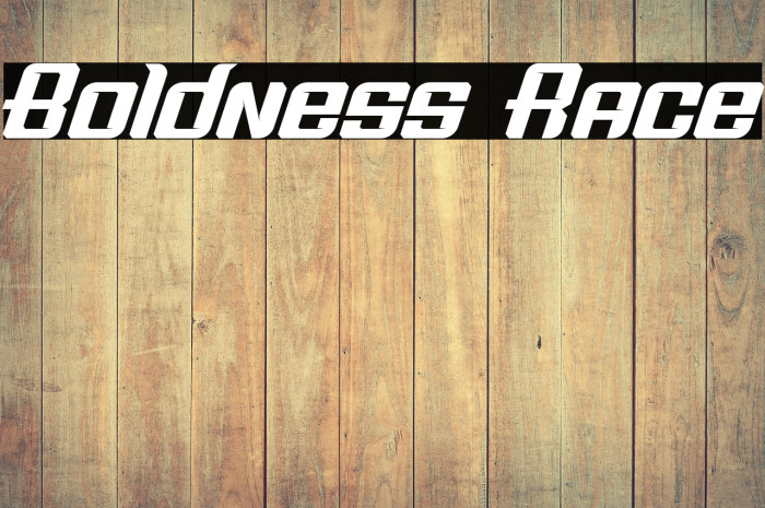 Boldness Race Example 1