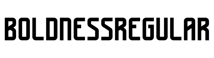 Boldness Regular  Frei Schriftart Herunterladen