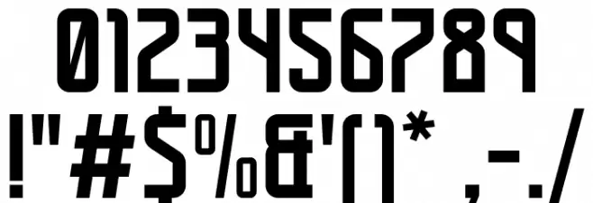 Boldness Regular Font OTHER CHARS