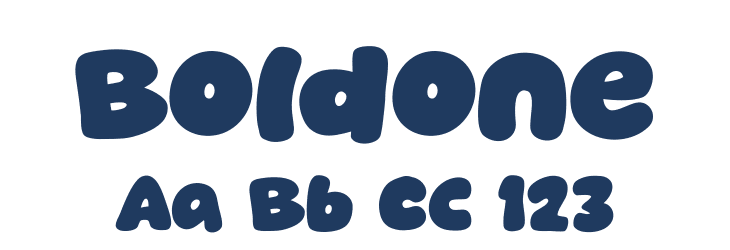 Boldone Font Preview