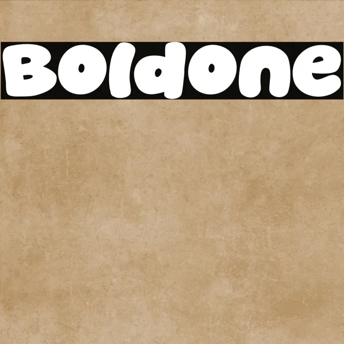 Boldone Example 1