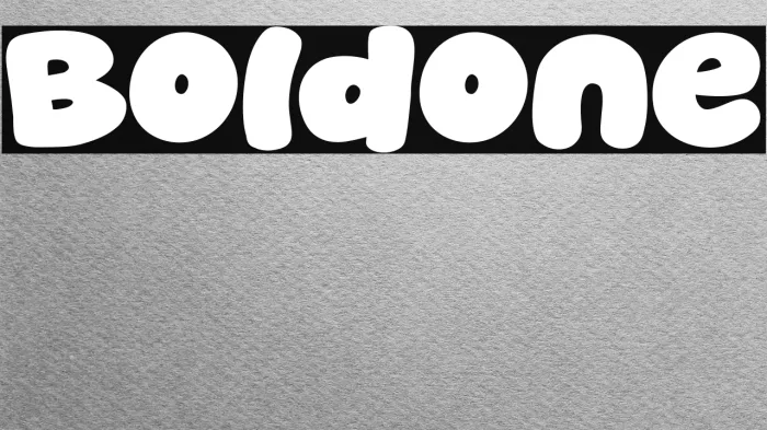 Boldone Example 2