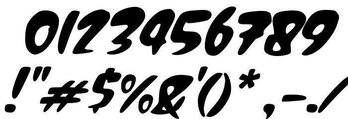 Boldream Font OTHER CHARS