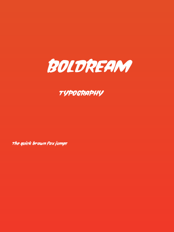 Boldream Poster