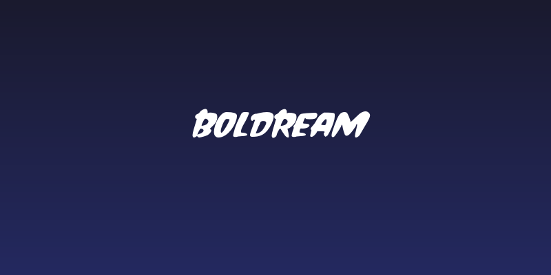 Boldream Social Header