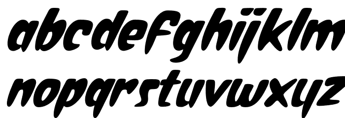 Boldream Font LOWERCASE
