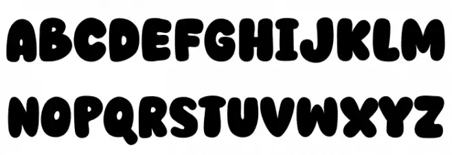 Boldreel Schriftart Groß