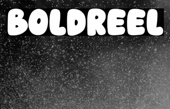 Boldreel Font examples