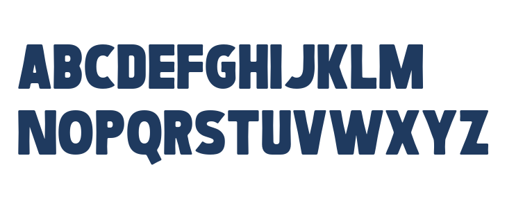 Boldric Regular Uppercase