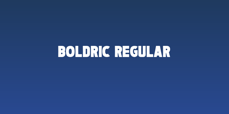 Boldric Regular Social Header