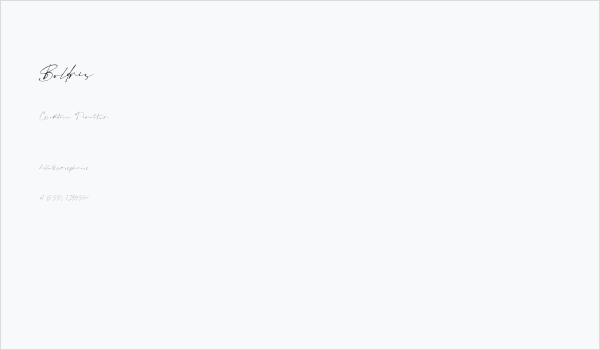 Boldris Business Card