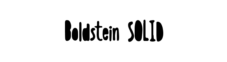 Boldstein SOLID Font