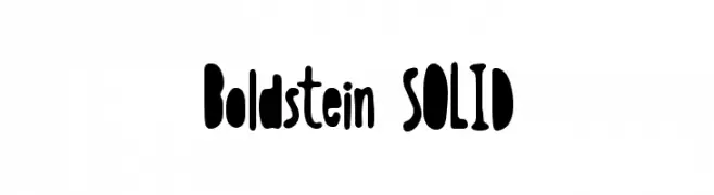 Boldstein SOLID  Frei Schriftart Herunterladen