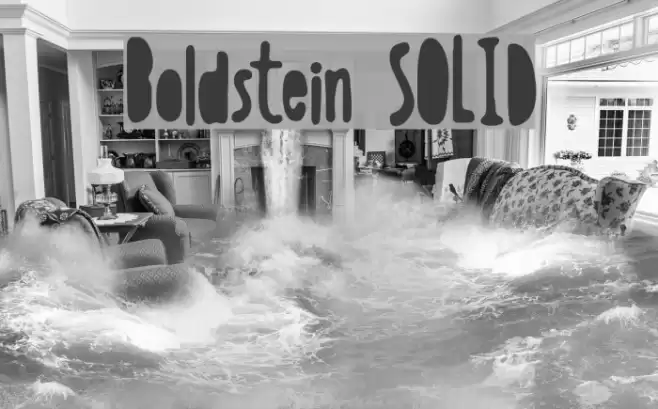 Boldstein SOLID Font examples