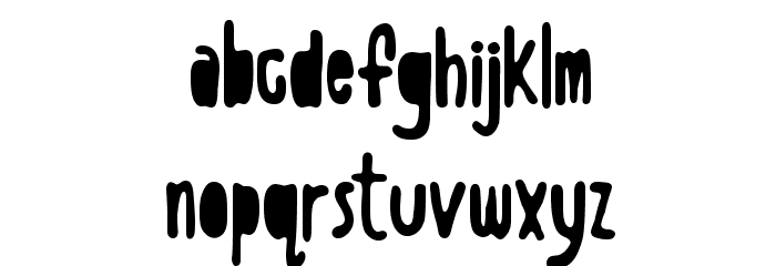 Boldstein SOLID Font LOWERCASE
