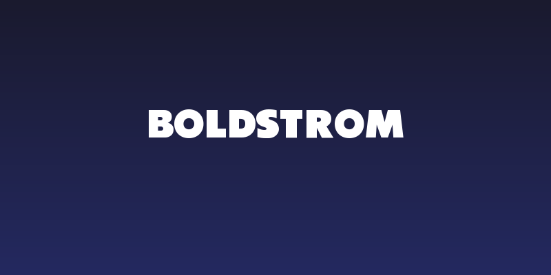 Boldstrom Social Header