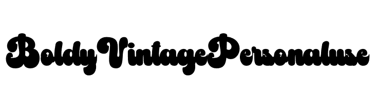 Boldy Vintage Personal use  नि: शुल्क फ़ॉन्ट्स डाउनलोड