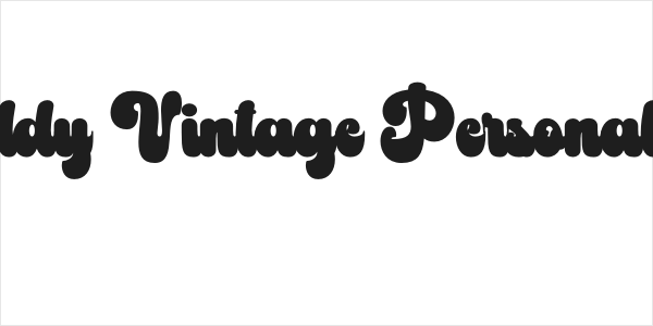 Boldy Vintage Personal use Logo