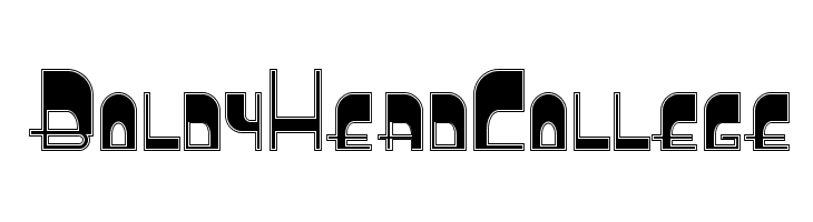 BoldyHeadCollege  Fuentes Gratis Descargar