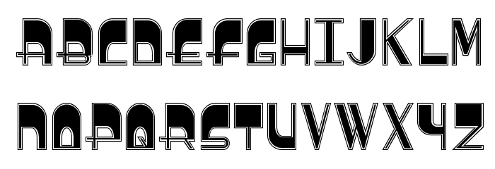 BoldyHeadCollege Font LOWERCASE